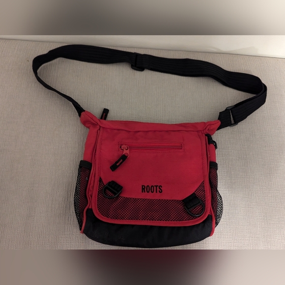 Handbags - Roots Red Crossbody Bag
